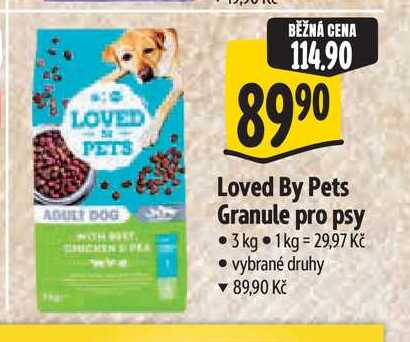 Loved By Pets Granule pro psy 3 kg