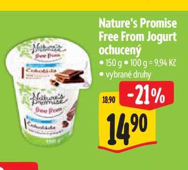  Nature's Promise Free From Jogurt ochucený 150 g 