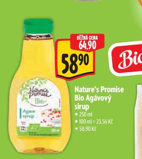 Nature's Promise Bio Agávový sirup 250 ml