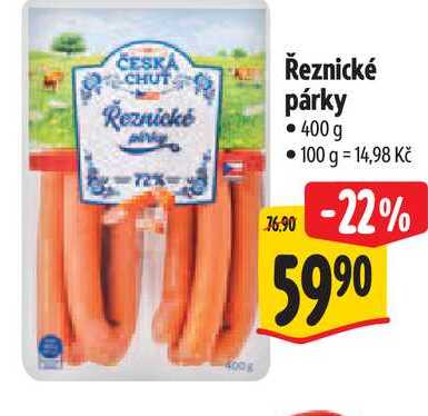 Řeznické párky 400 g