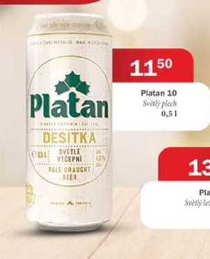 Platan 10 Svitly plech 0,51  
