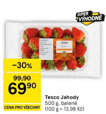 Tesco Jahody, 500 g