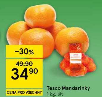 Tesco Mandarinky, 1 kg