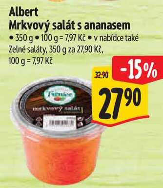 Albert Mrkvový salát s ananasem, 350 g