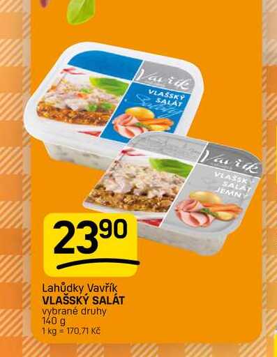 VLAŠSKÝ SALÁT vybrané druhy 140 g  
