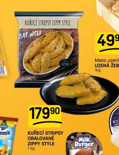KUŘECÍ STRIPSY OBALOVANÉ ZIPPY STYLE 1 kg 
