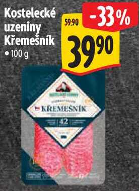 Kostelecké uzeniny Křemešník, 100 g