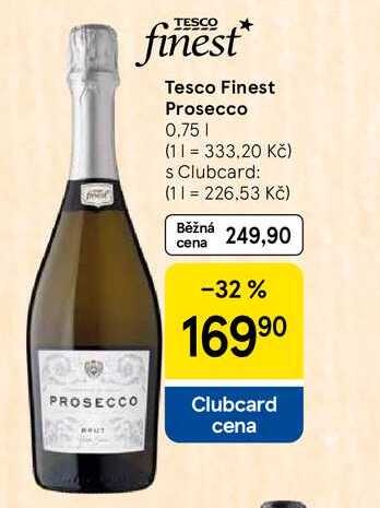 Tesco Finest Prosecco, 0.75 l