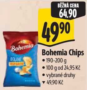  Bohemia Chips, 190-200 g 