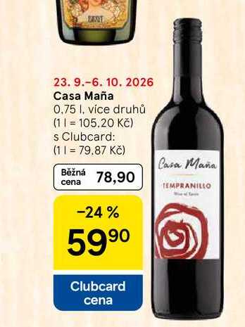 Casa Maña, 0,75 l