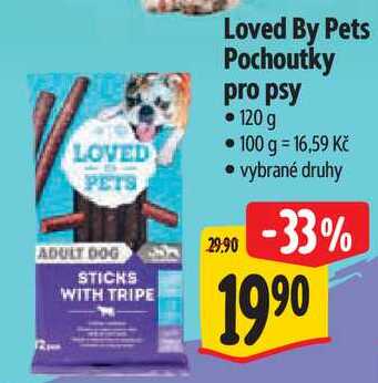 Loved By Pets Pochoutky pro psy, 120 g