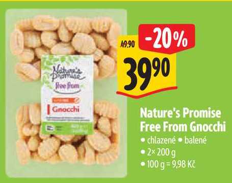 Nature's Promise Free From Gnocchi, 2x 200 g 