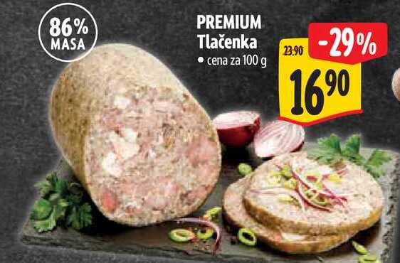 PREMIUM Tlačenka, cena za 100 g