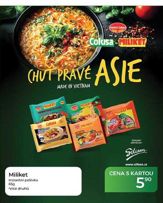 Miliket Instantní polévka 65 g