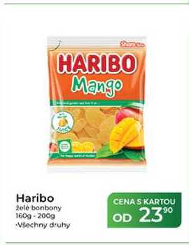 Haribo želé bonbony 160g-200g