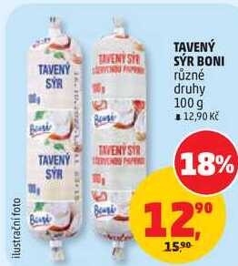 TAVENÝ SÝR BONI různé druhy, 100 g