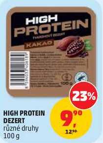 HIGH PROTEIN DEZERT různé druhy, 100 g