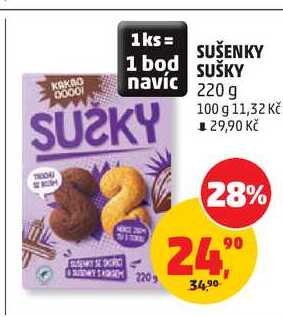 SUŠENKY SUŠKY, 220 g