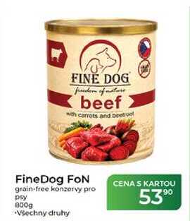 FineDog FoN grain-free konzervy pro psy 800g