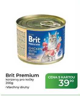 Brit Premium konzervy pro kočky 200g