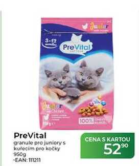 PreVital PreVital granule pro juniory's kuřecím pro kočky 950g
