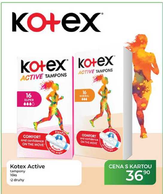 Kotex Active tampony 16ks