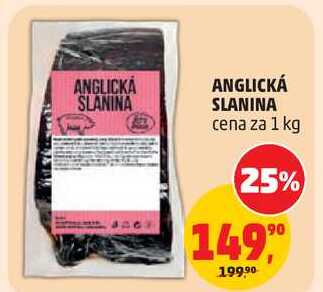 ANGLICKÁ SLANINA, 1 kg