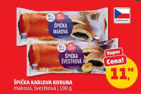 ŠPIČKA KARLOVA KORUNA maková, 100 g