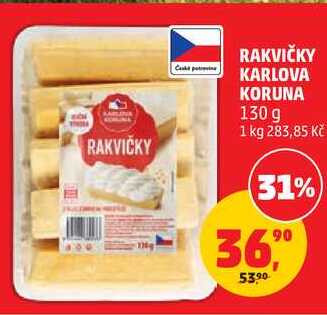 RAKVIČKY KARLOVA KORUNA, 130 g