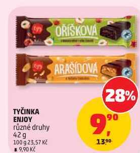 TYČINKA ENJOY různé druhy, 42 g