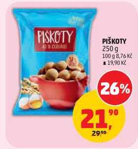 PIŠKOTY, 250 g