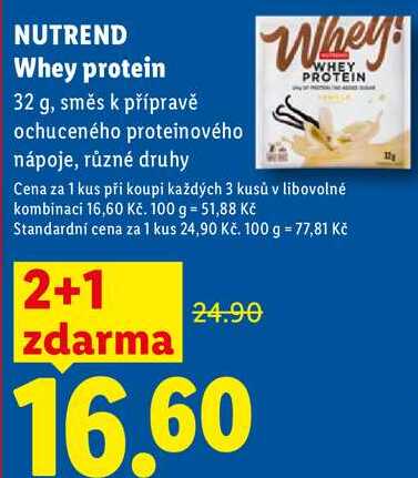 NUTREND Whey protein, 32 g