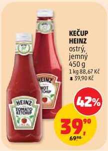 KEČUP HEINZ ostrý, 450 g