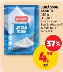 JEDLÁ SODA GUSTITO, 100 g