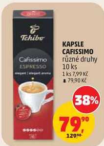 KAPSLE CAFISSIMO různé druhy, 10 ks