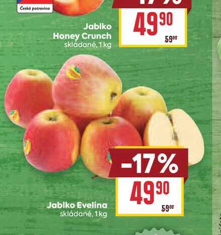 Jablko Evelina skládané, 1kg