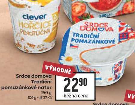 Srdce domova Tradiční pomazánkové natur 150 g