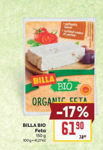 BILLA BIO Feta 150 g