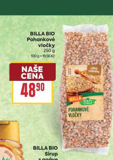 BILLA BIO Pohankové vločky 250 g