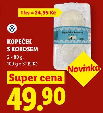 KOPEČEK S KOKOSEM, 2 x 80 g