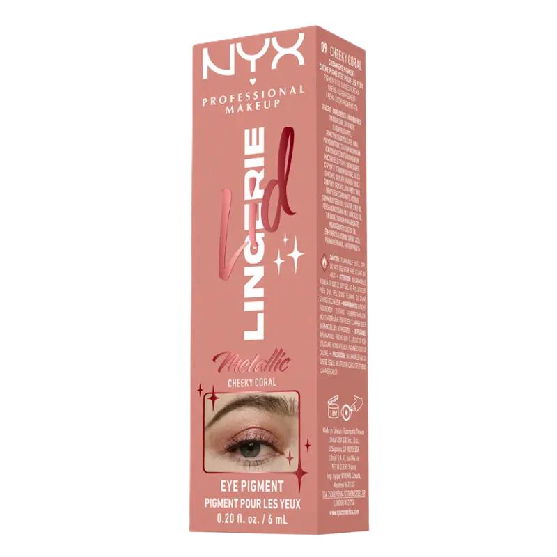 NYX Professional Makeup Tekuté oční stíny Lid Lingerie, 1 ks