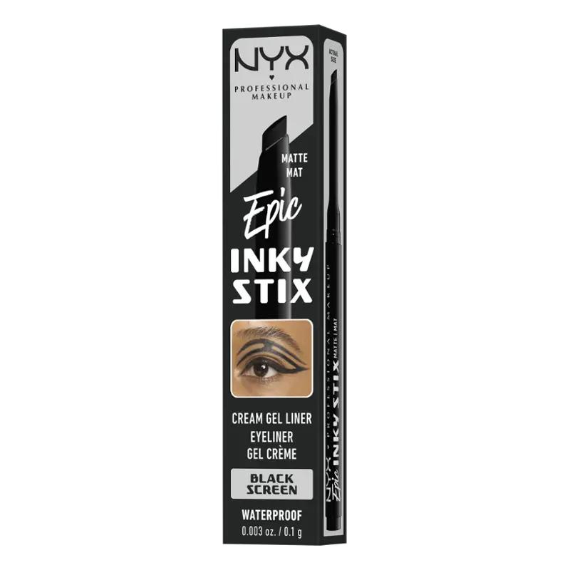 NYX Professional Makeup Gelová oční linka Epic Inky Stix, 0.1 g
