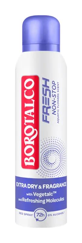 Borotalco Antiperspirant sprej Fresh Non-Stop Aquatic Flowers, 150 ml