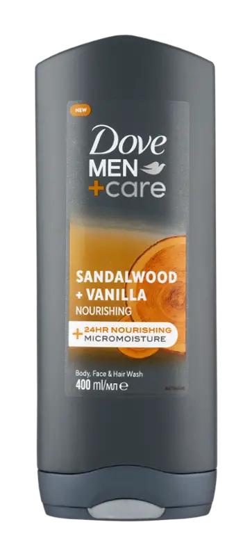 Dove Men Sprchový gel Sandalwood & Vanilla, 400 ml