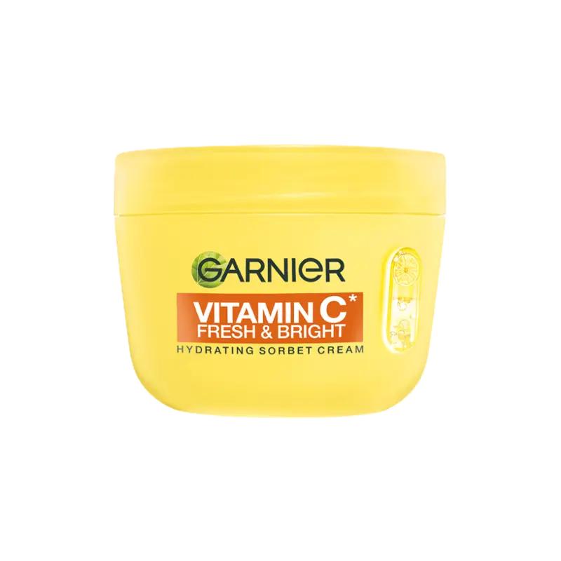 Garnier Hydratační sorbet krém Vitamin C* Fresh & Bright, 85 ml