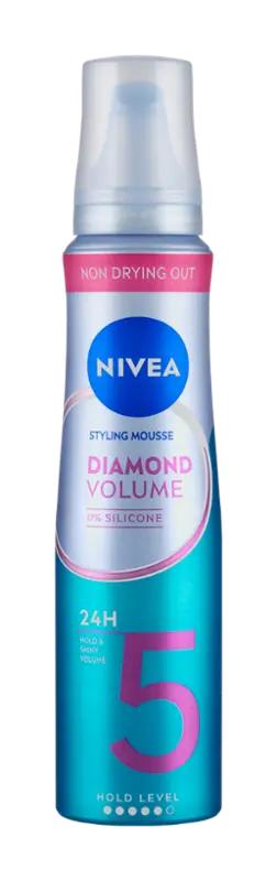 NIVEA Pěnové tužidlo Diamond Volume, 150 ml