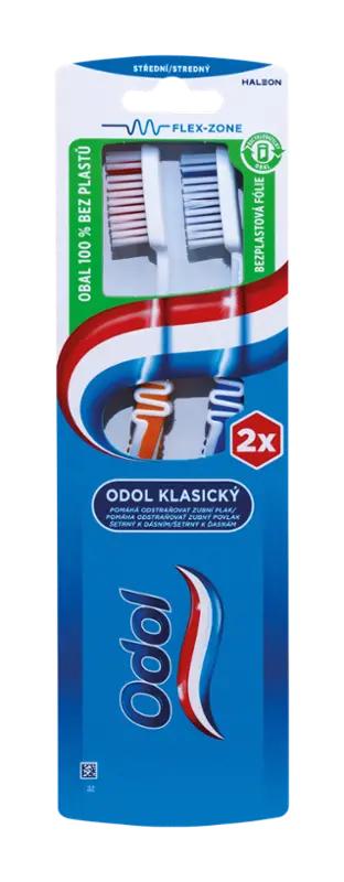 Odol Zubní kartáčky Flex-Zone Medium 2 ks, 2 ks