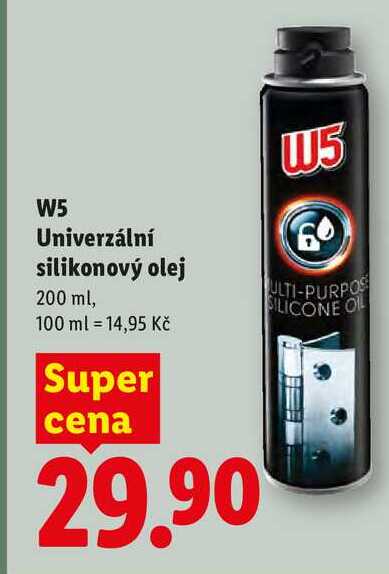 W5 Univerzální silikonový olej, 200 ml 