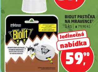 BIOLIT PASTIČKA NA MRAVENCE, 1 ks