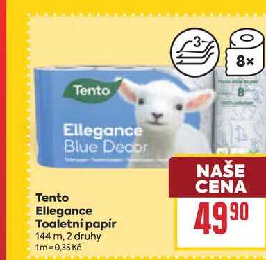 Tento Ellegance Toaletní papír 144 m 